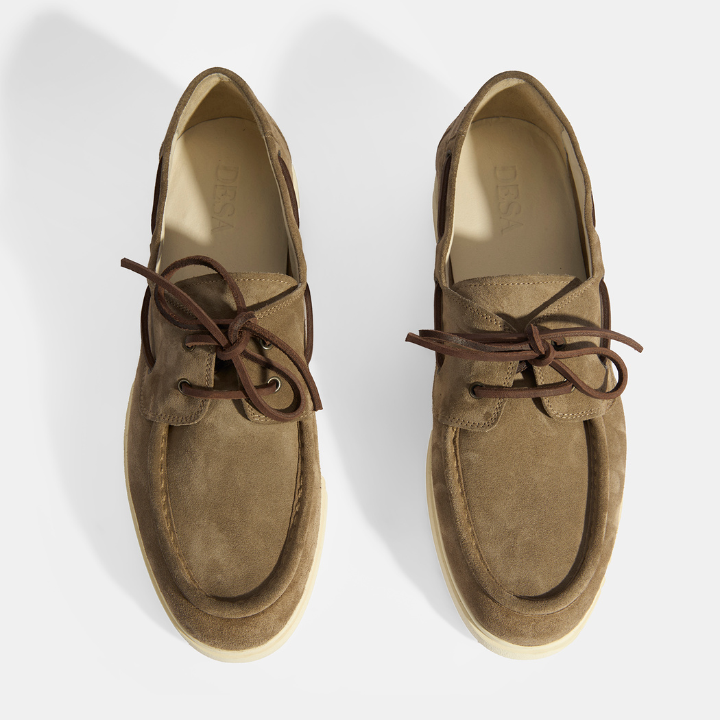 Erkek Vizon Bağcıklı Süet Günlük Ayakkabı