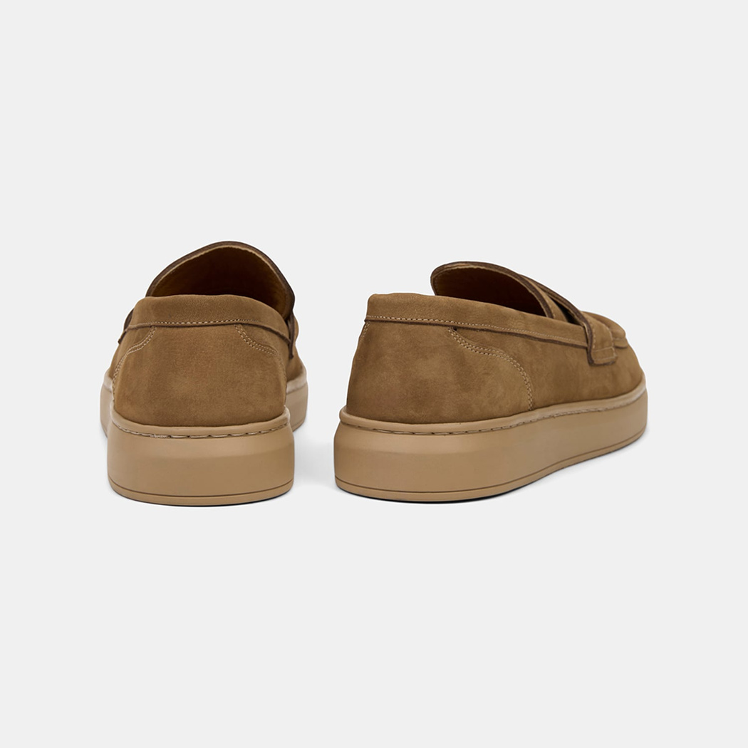 Erkek Vizon Nubuk Deri Loafer