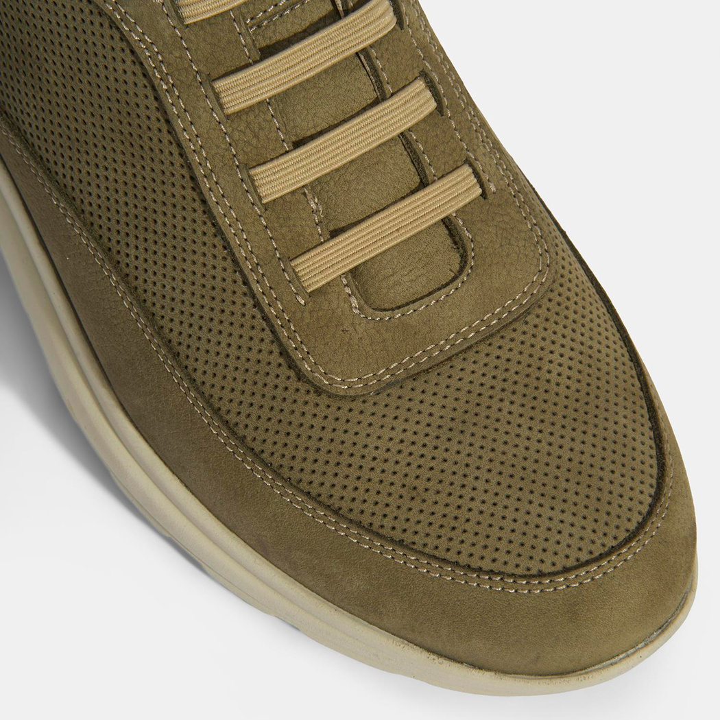 Erkek Yeşil DesaComfort Nubuk Deri Günlük Ayakkabı