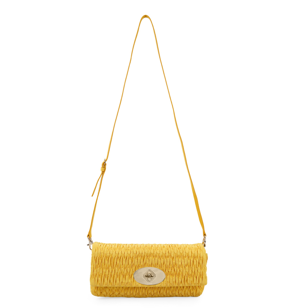 Eunice Sarı Kadın Postacı Çantası