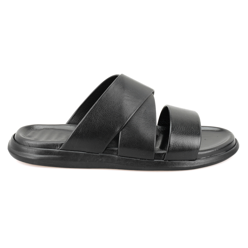 Evelin Siyah Erkek Deri Terlik