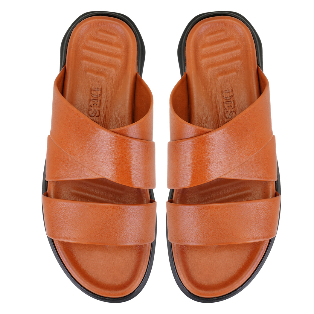 Evelin Taba Erkek Deri Terlik