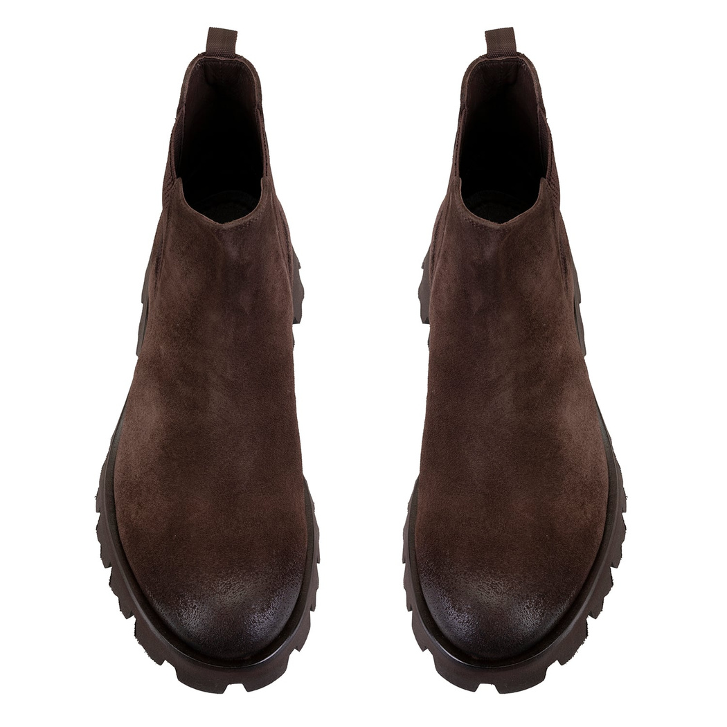 Everet Kahve Erkek Lastikli Deri Chelsea Bot