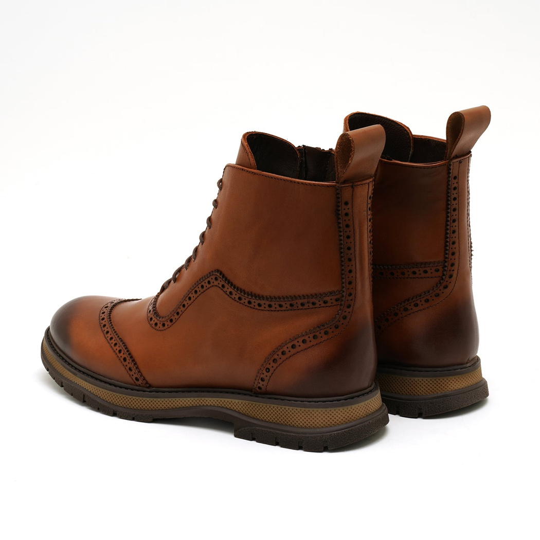 Evita Taba Erkek Deri Bot