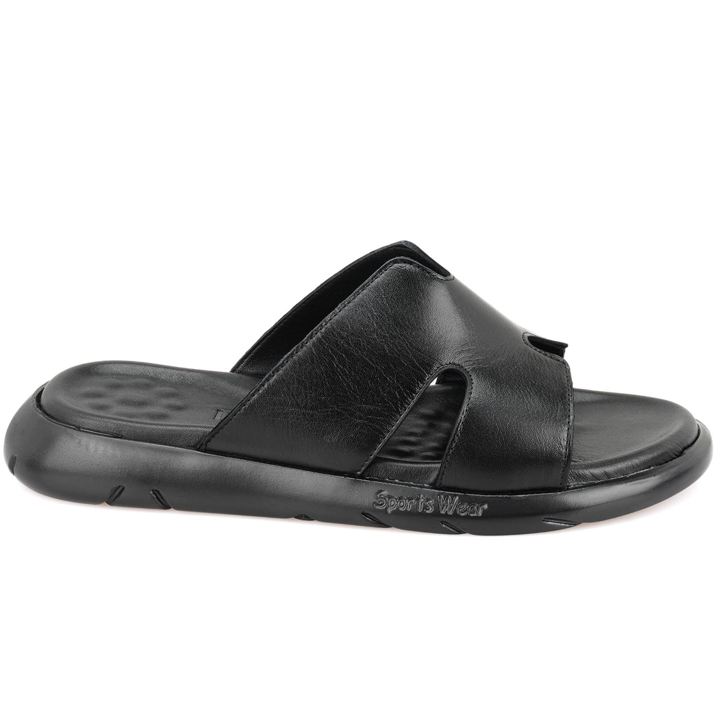 Fabiola Siyah Erkek Deri Terlik