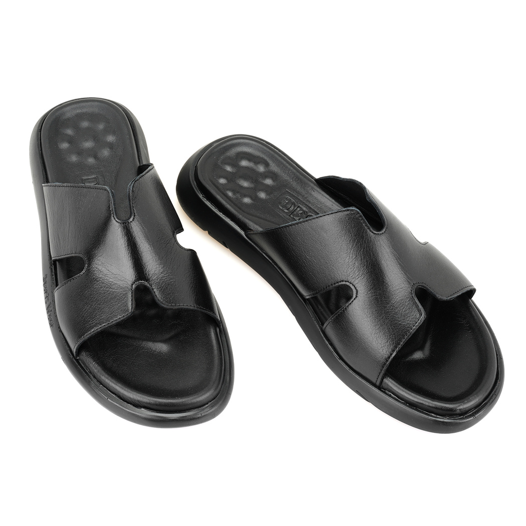 Fabiola Siyah Erkek Deri Terlik