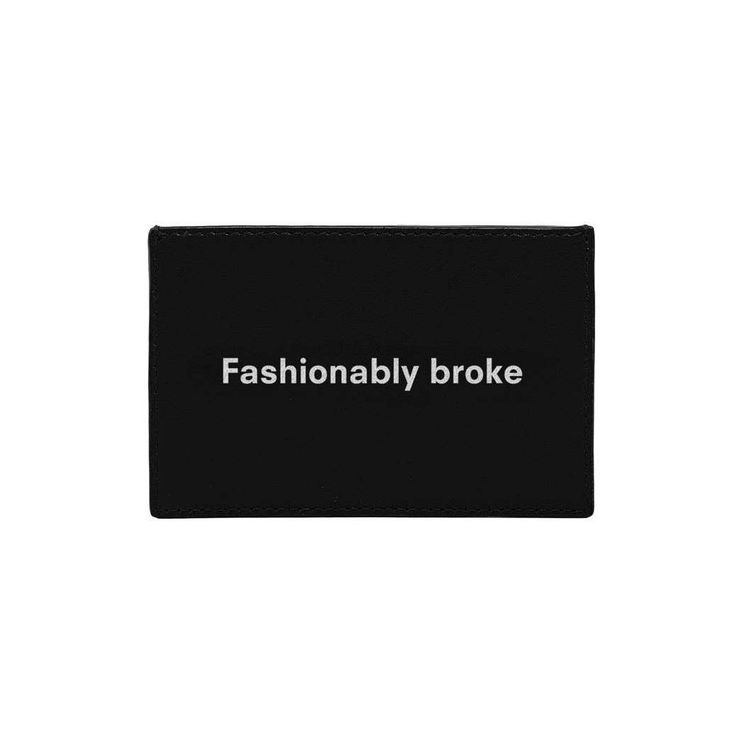 Fashionably Broke KeinxDesa Deri Kartlık