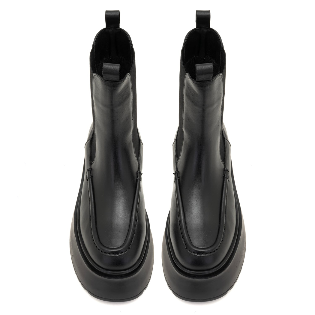 Fatmir Siyah Kadın Deri Bot