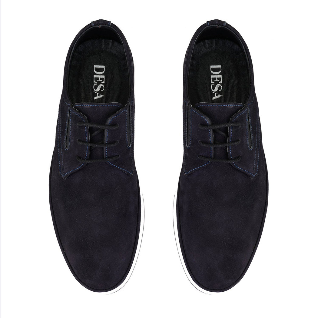 Felix Lacivert Erkek Nubuk Deri Günlük Ayakkabı
