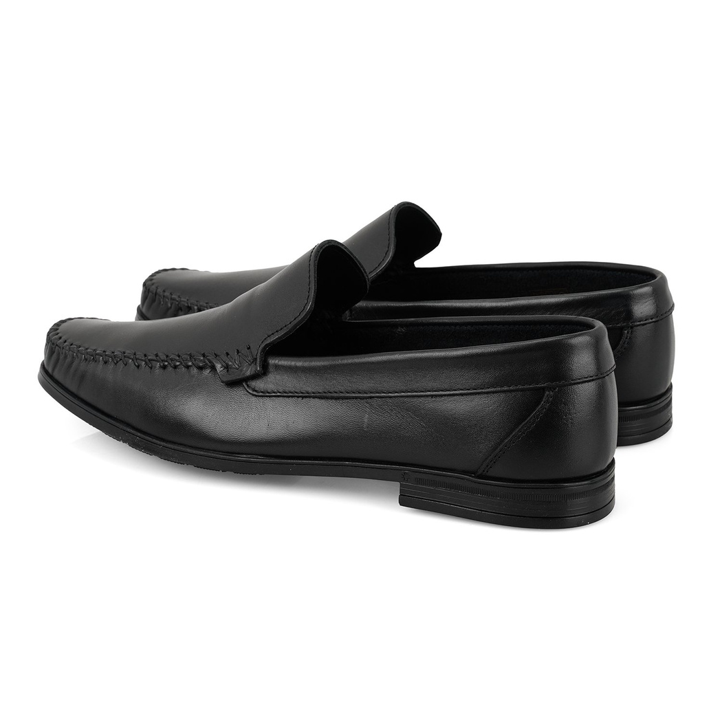 Femand Siyah Erkek Deri Loafer