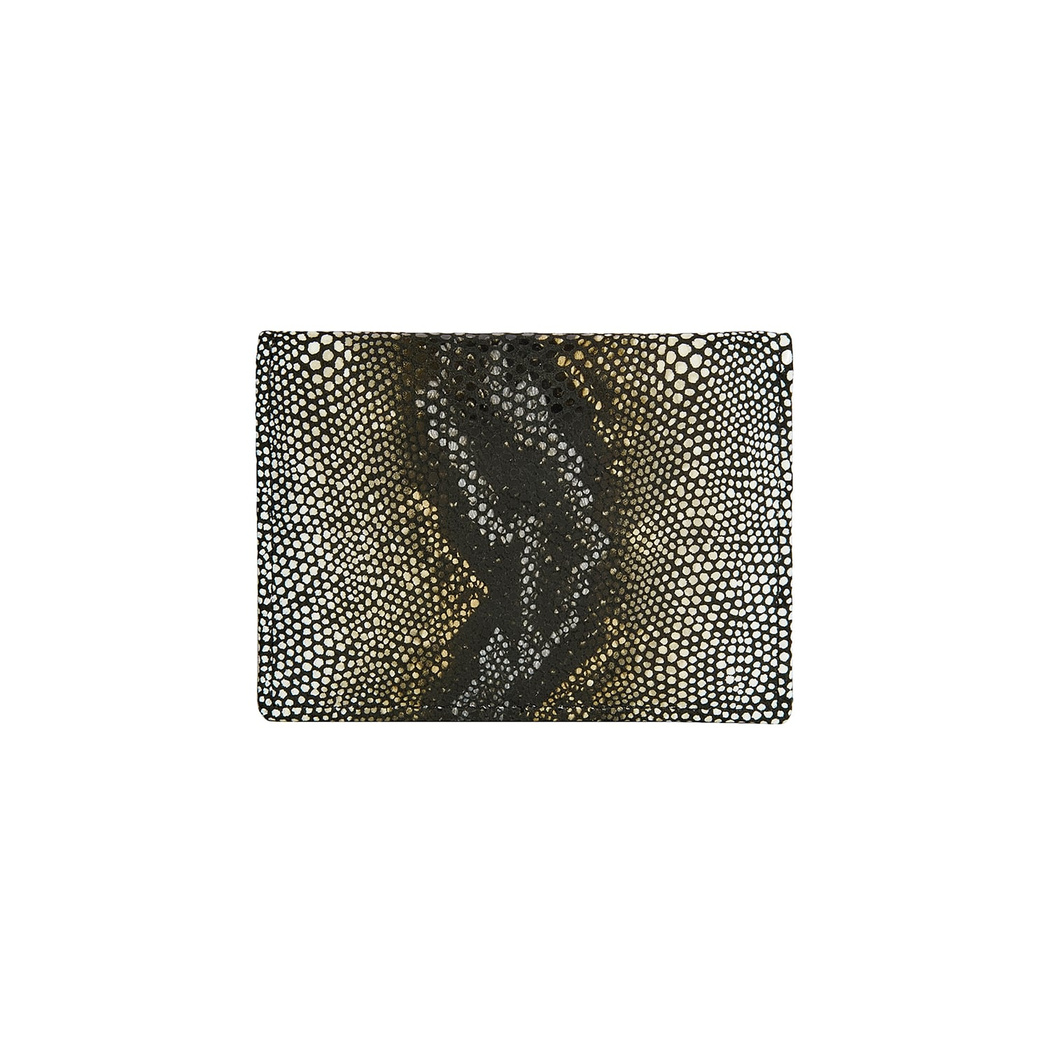 Fidel Kadın Yılan Baskılı Deri Kartlık