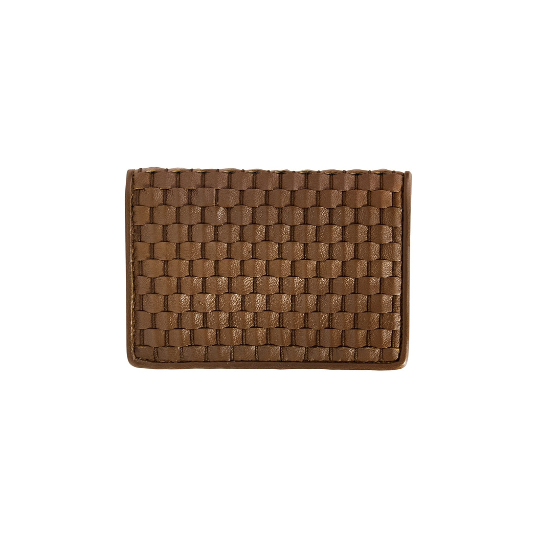 Fidel Örgü Desenli Deri Kartlık