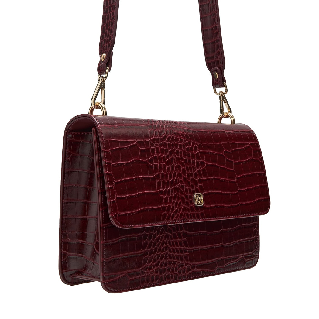 Fiona Bordo Kadın Omuz Çantası