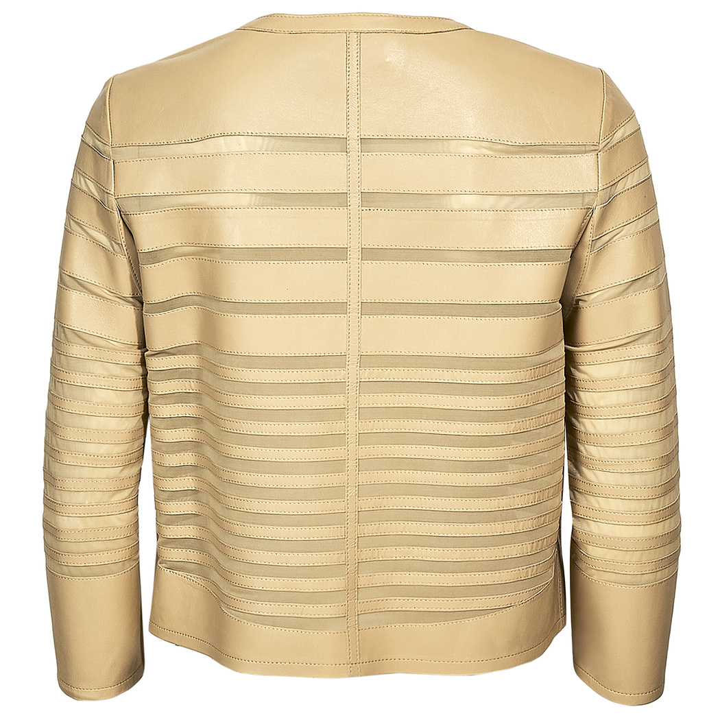 Fiorella Kadın Panelli Anatomik Deri Ceket