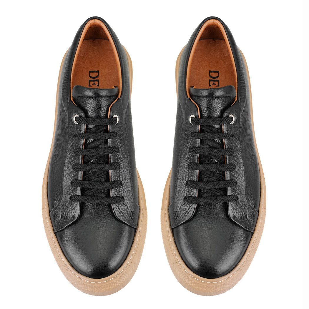 Francis Siyah Erkek Deri Günlük Ayakkabı