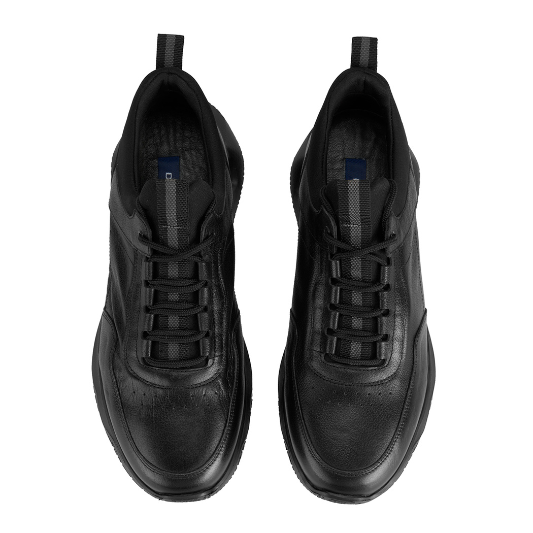 Franny Siyah Erkek Deri Spor Ayakkabı