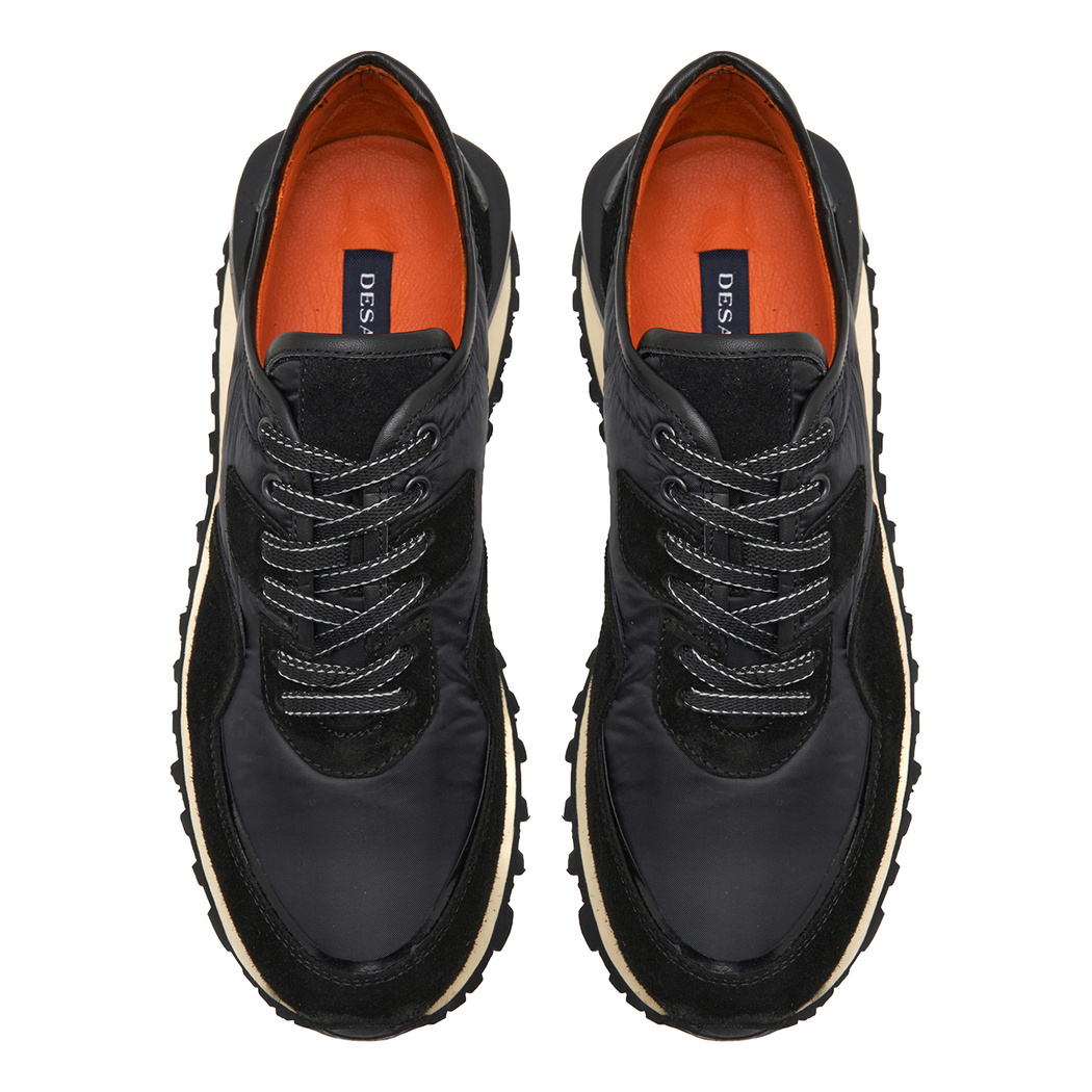 Fred Siyah Erkek Süet Spor Ayakkabı