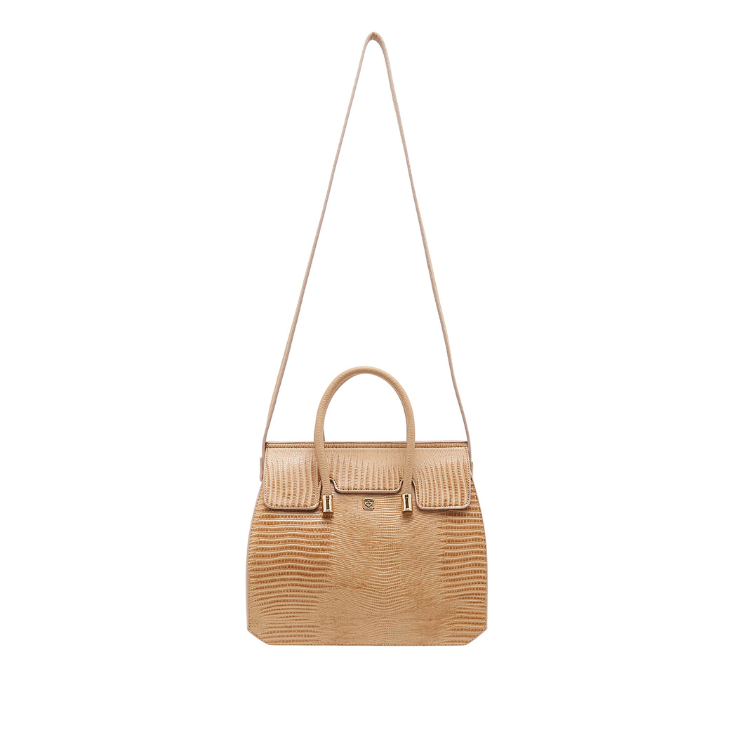 Fund Kadın Kroko Baskılı El Çantası