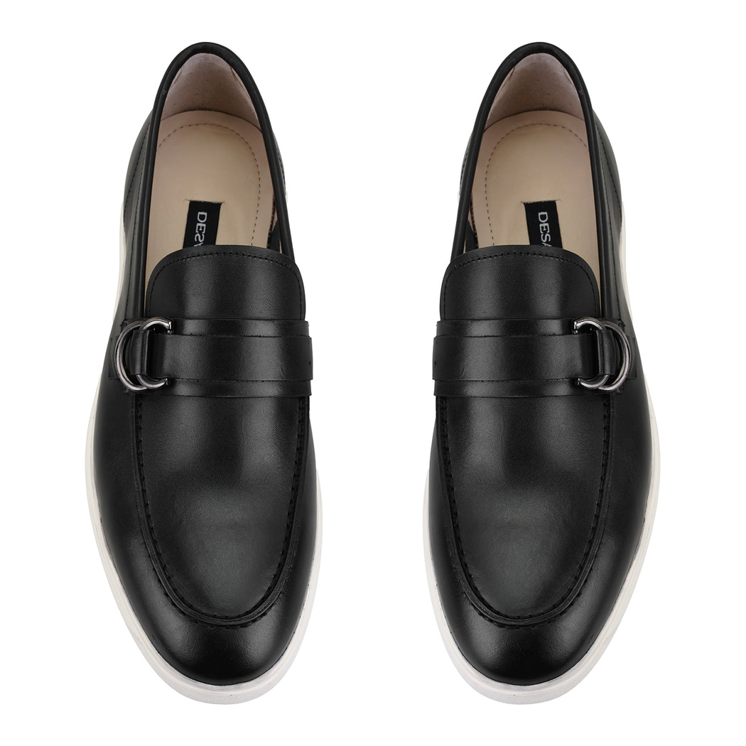 Galvin Siyah Erkek Deri Loafer