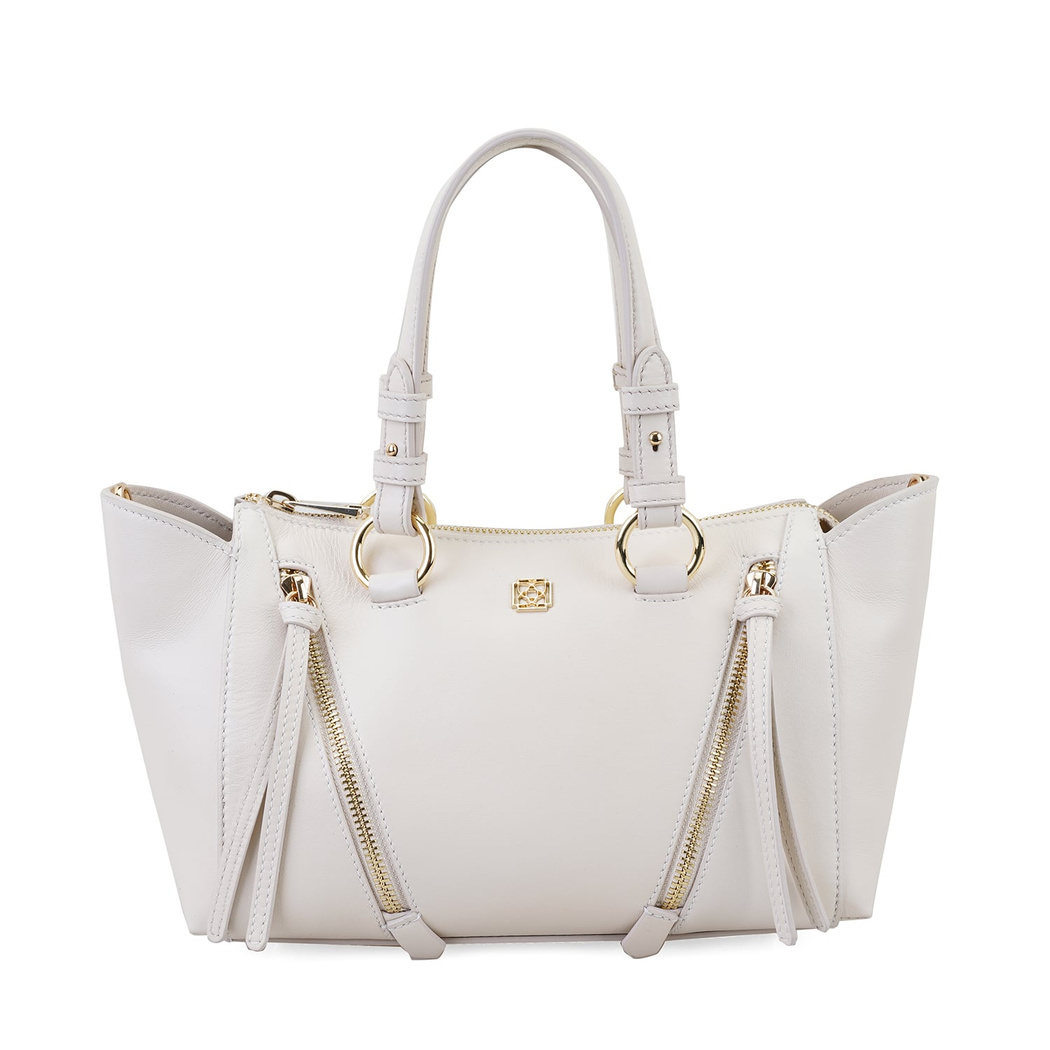 Garten Bej Kadın Deri El Çantası