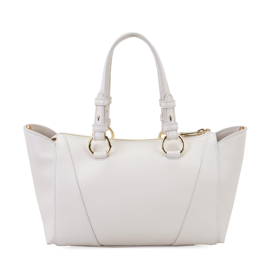 Garten Bej Kadın Deri El Çantası