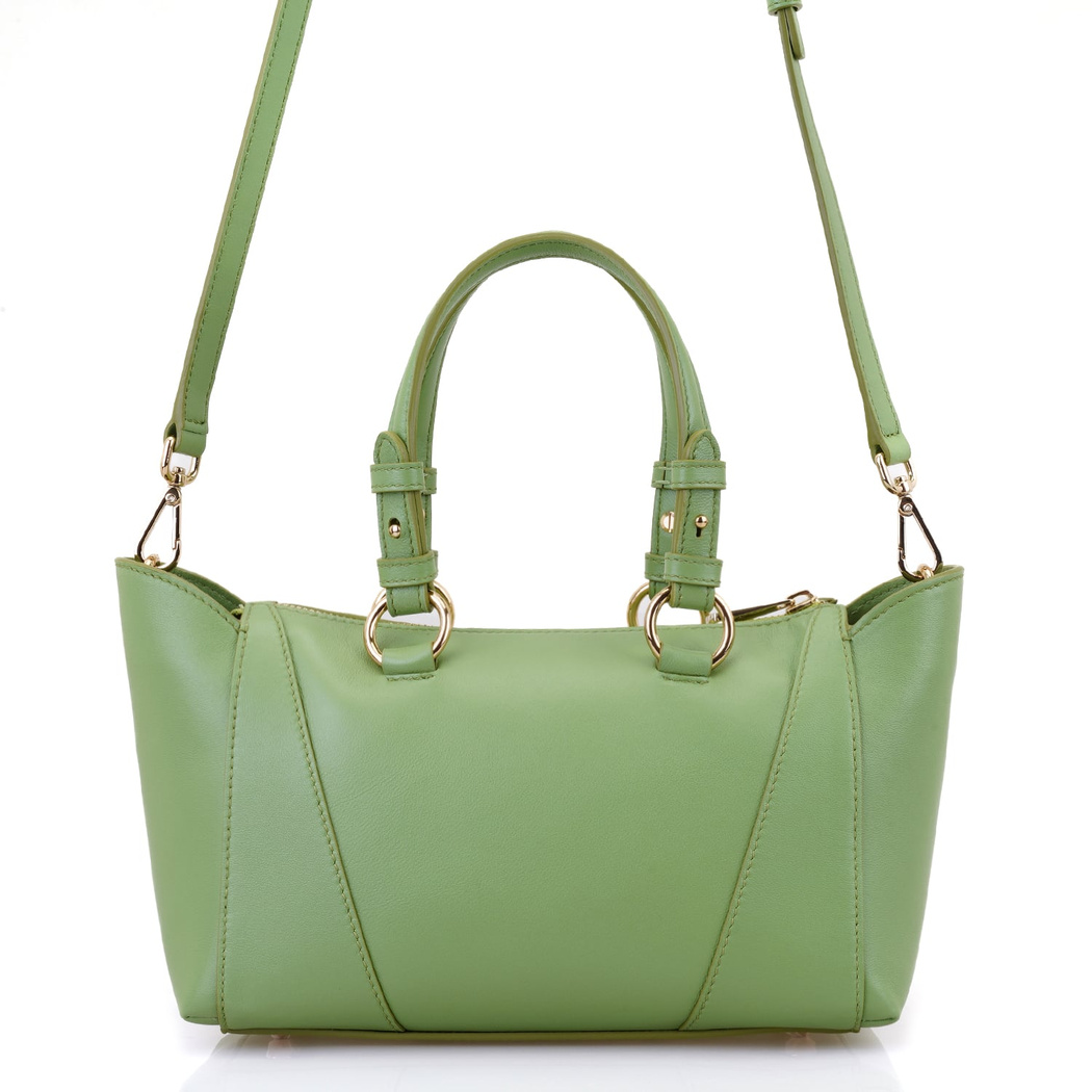 Garten Yeşil Kadın Deri El Çantası