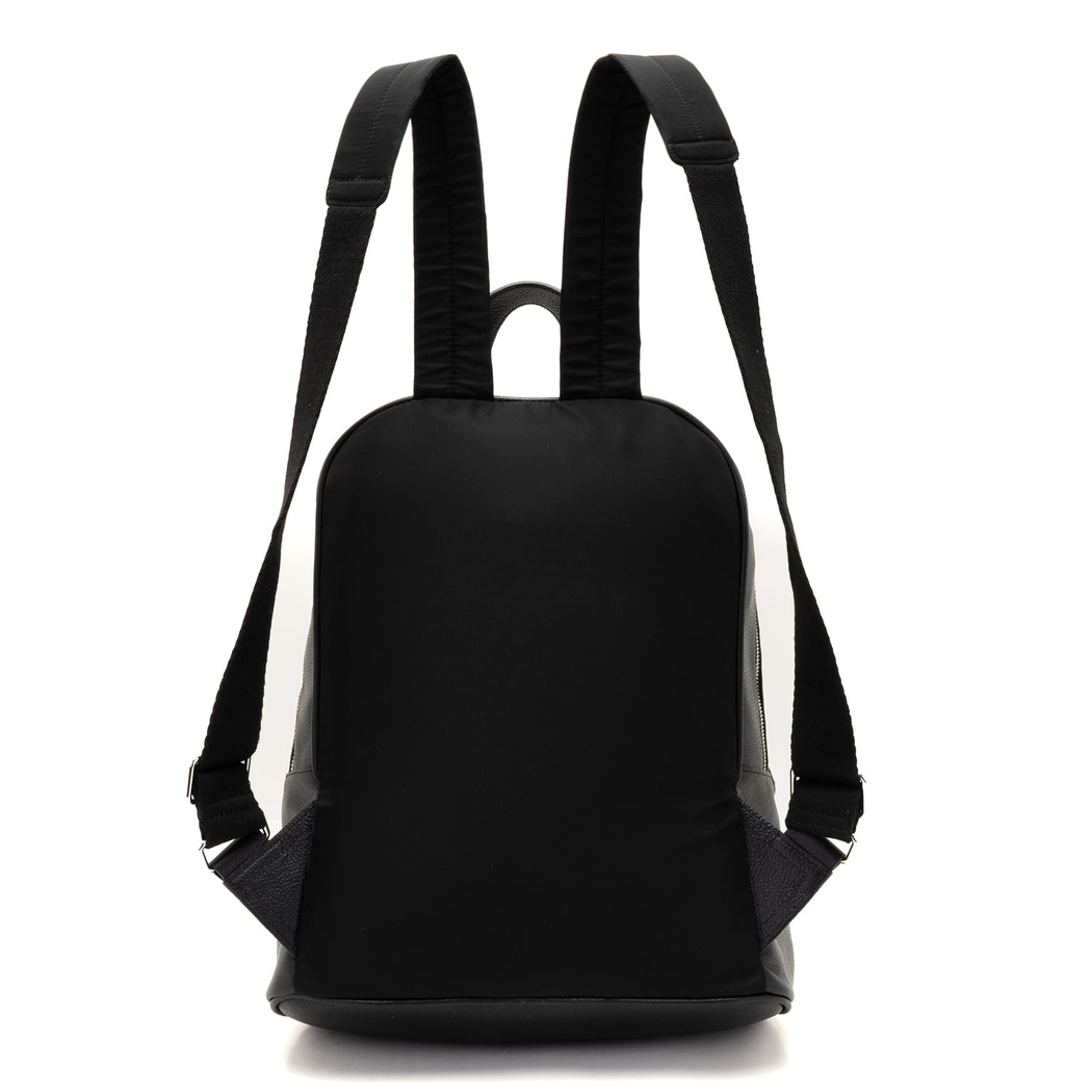 Glenn Siyah Erkek Deri Sırt Çantası