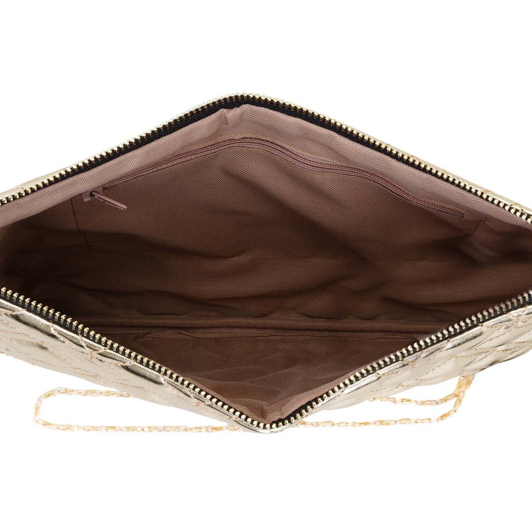 Gold Kadın Kapitone Portföy Çanta