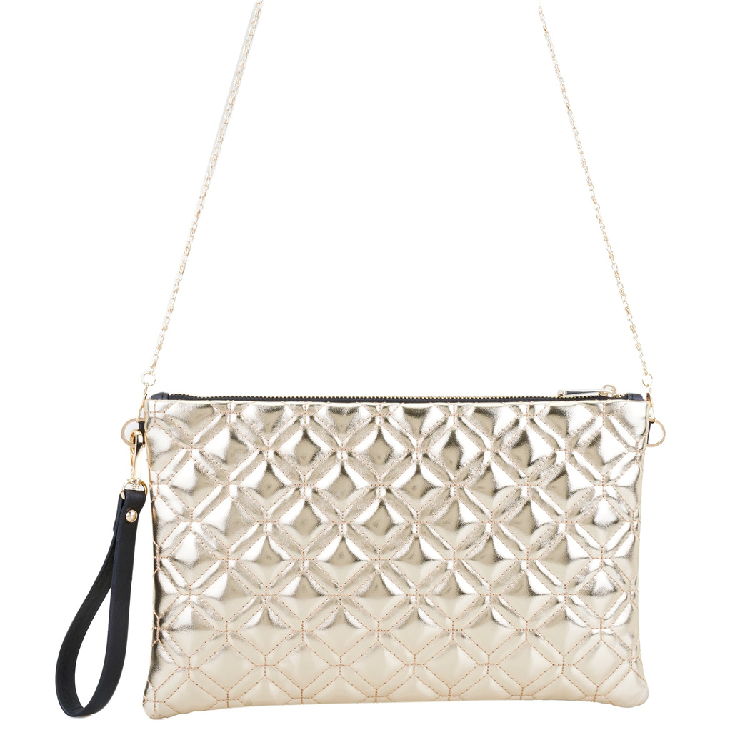 Gold Kadın Kapitone Portföy Çanta