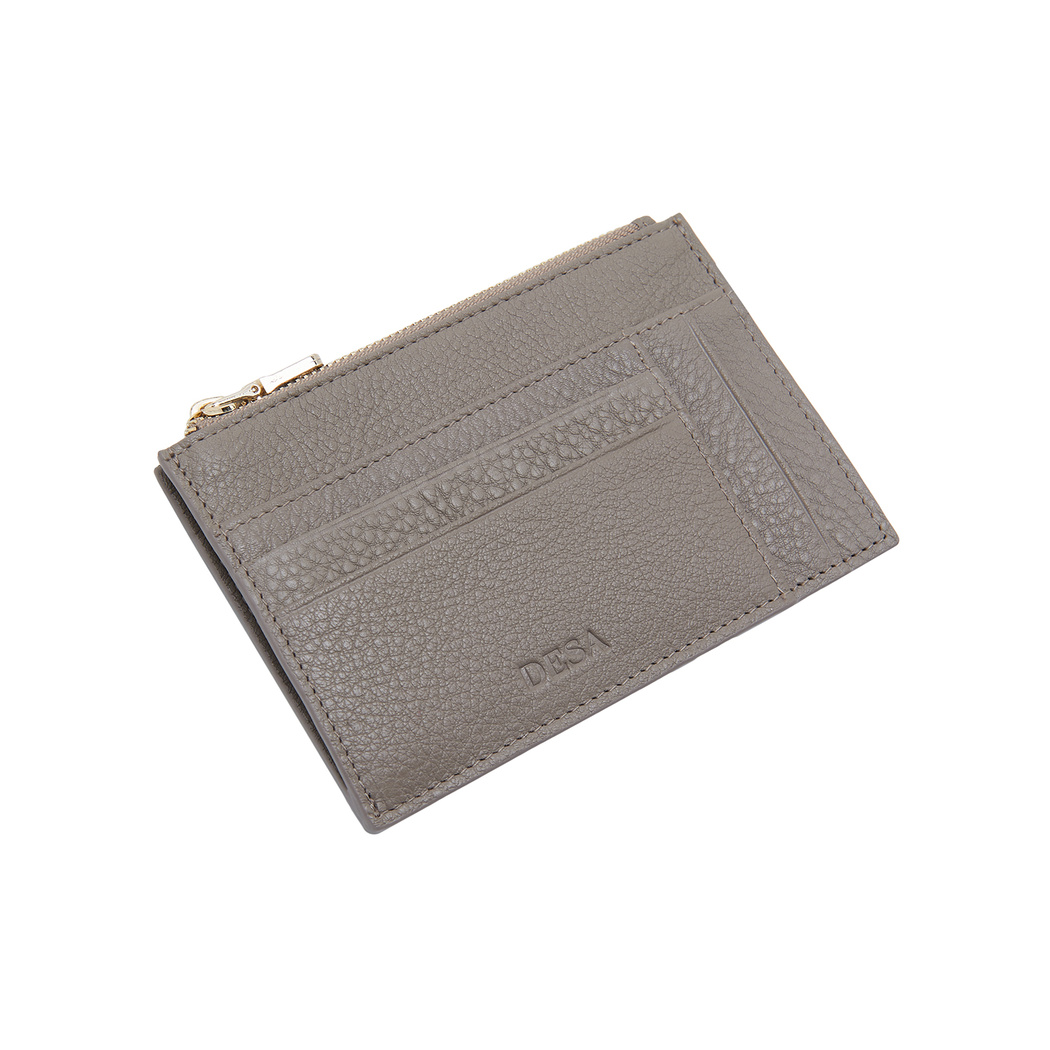 Gri Adore Kadın Deri Kartlık