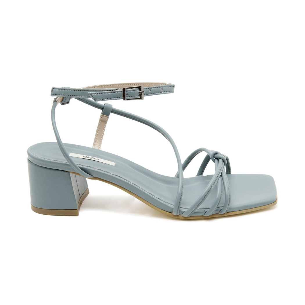 Gri Anthea Kadın Deri Sandalet