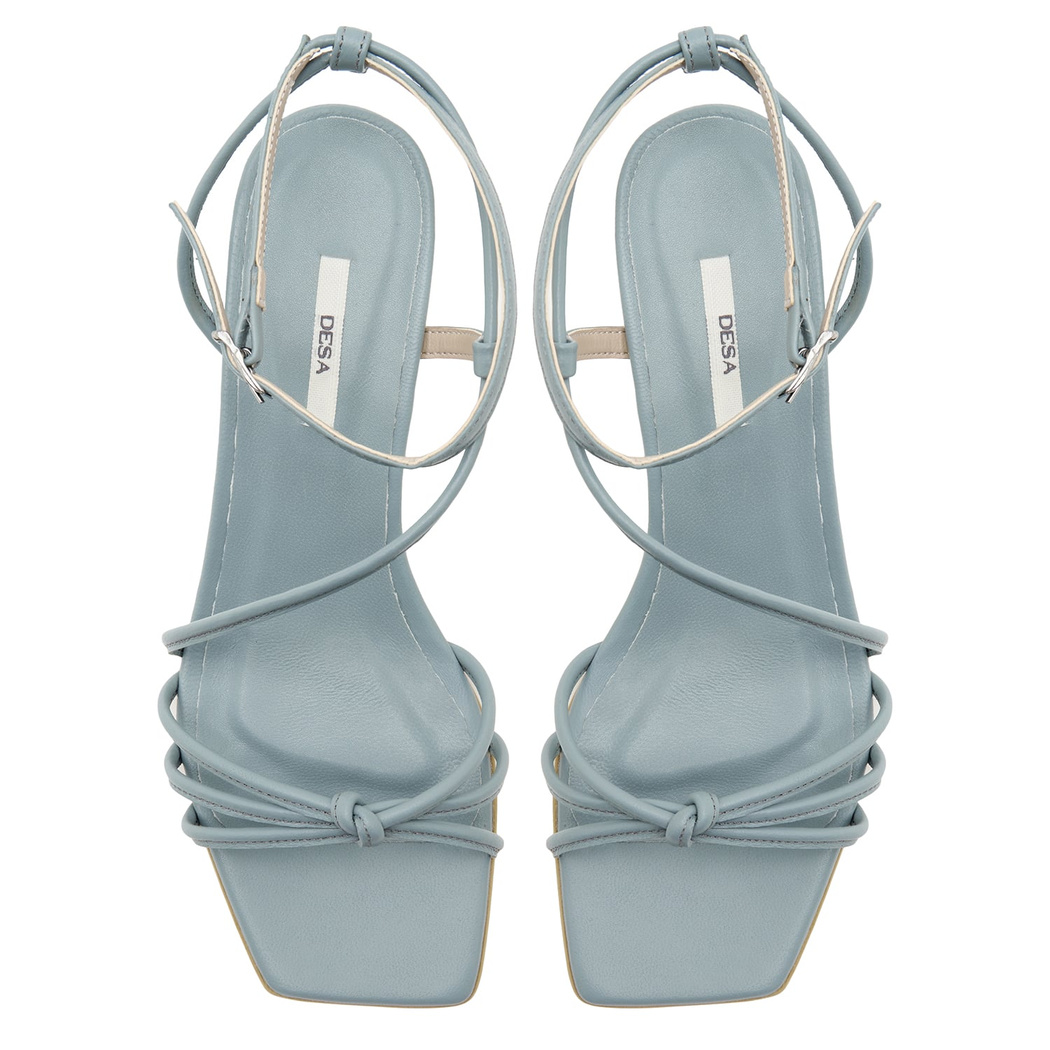 Gri Anthea Kadın Deri Sandalet