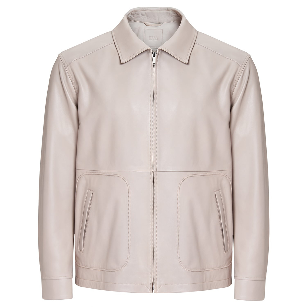 Gri Bell Erkek Deri Gömlek