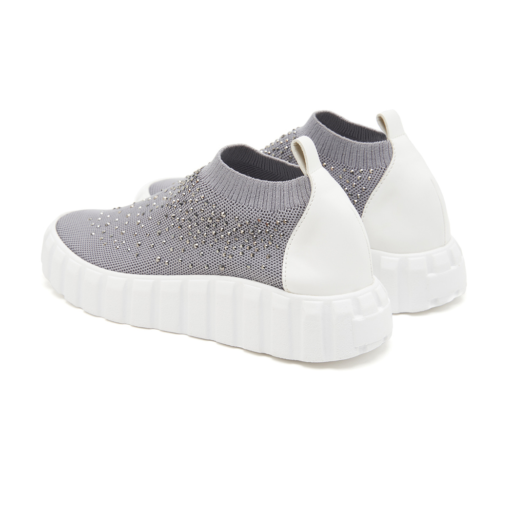Gri Elena Kadın Triko Spor Ayakkabı