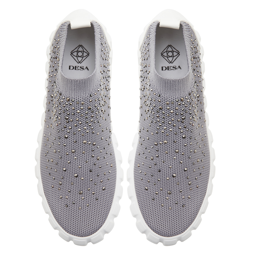 Gri Elena Kadın Triko Spor Ayakkabı