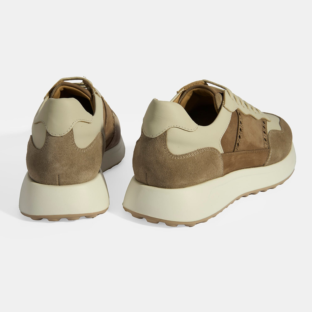 Gri Erkek Bağcıklı Deri Spor Ayakkabı