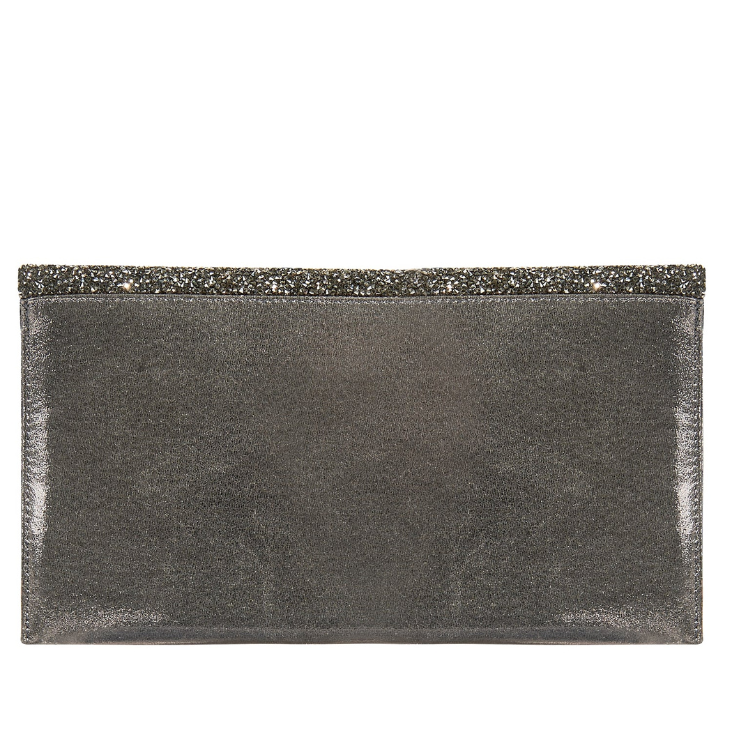 Gri Ernest Zincir Detaylı Kadın Gece Çantası