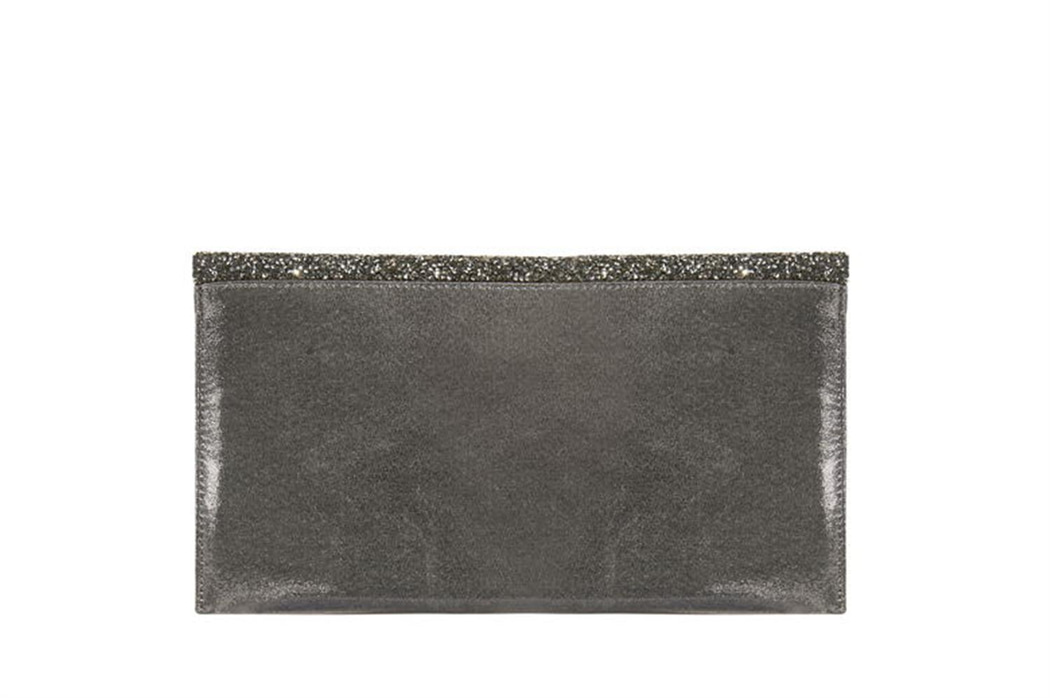 Gri Ernest Zincir Detaylı Kadın Gece Çantası