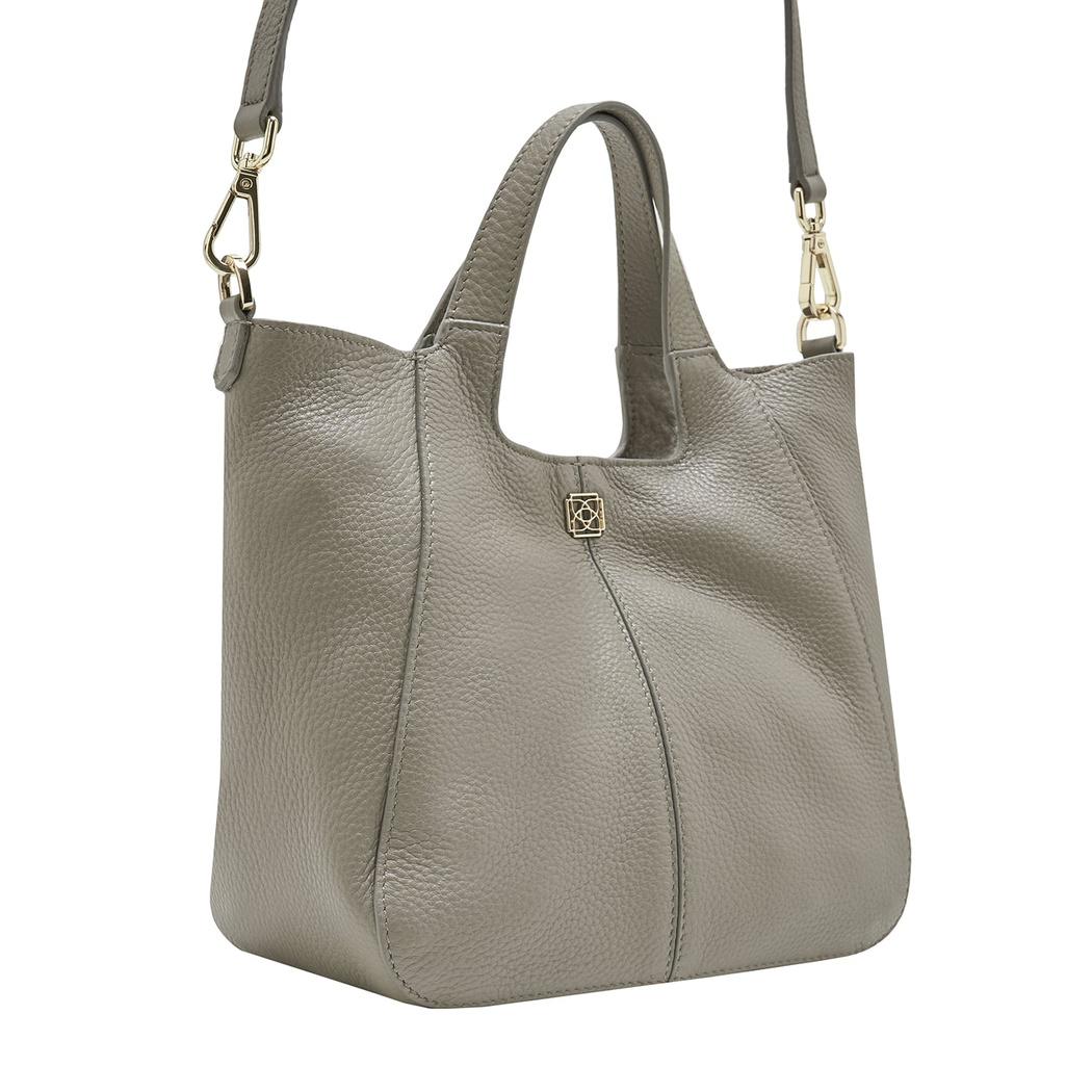 Gri Lauren Kadın Deri Omuz Askılı Çanta