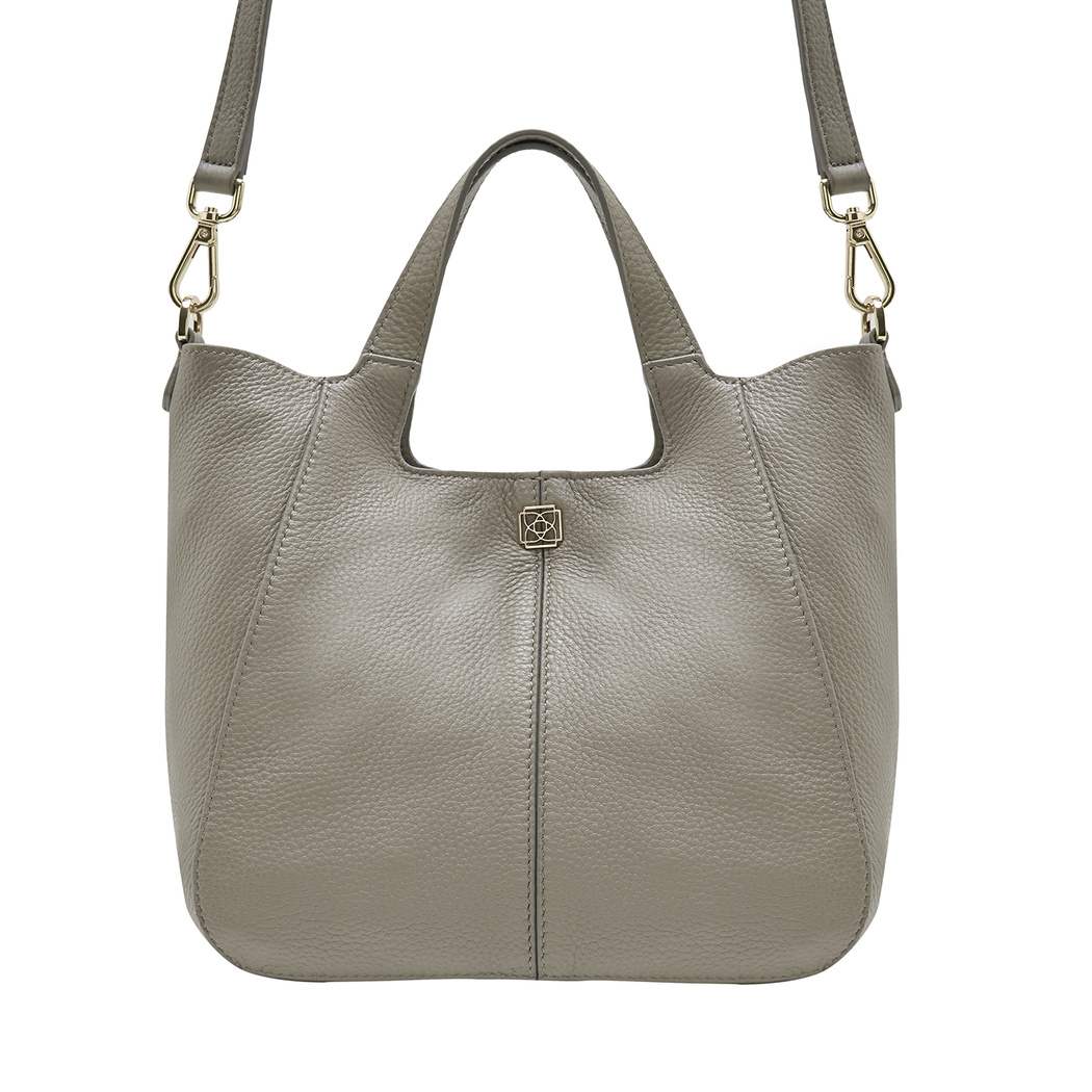 Gri Lauren Kadın Deri Omuz Askılı Çanta