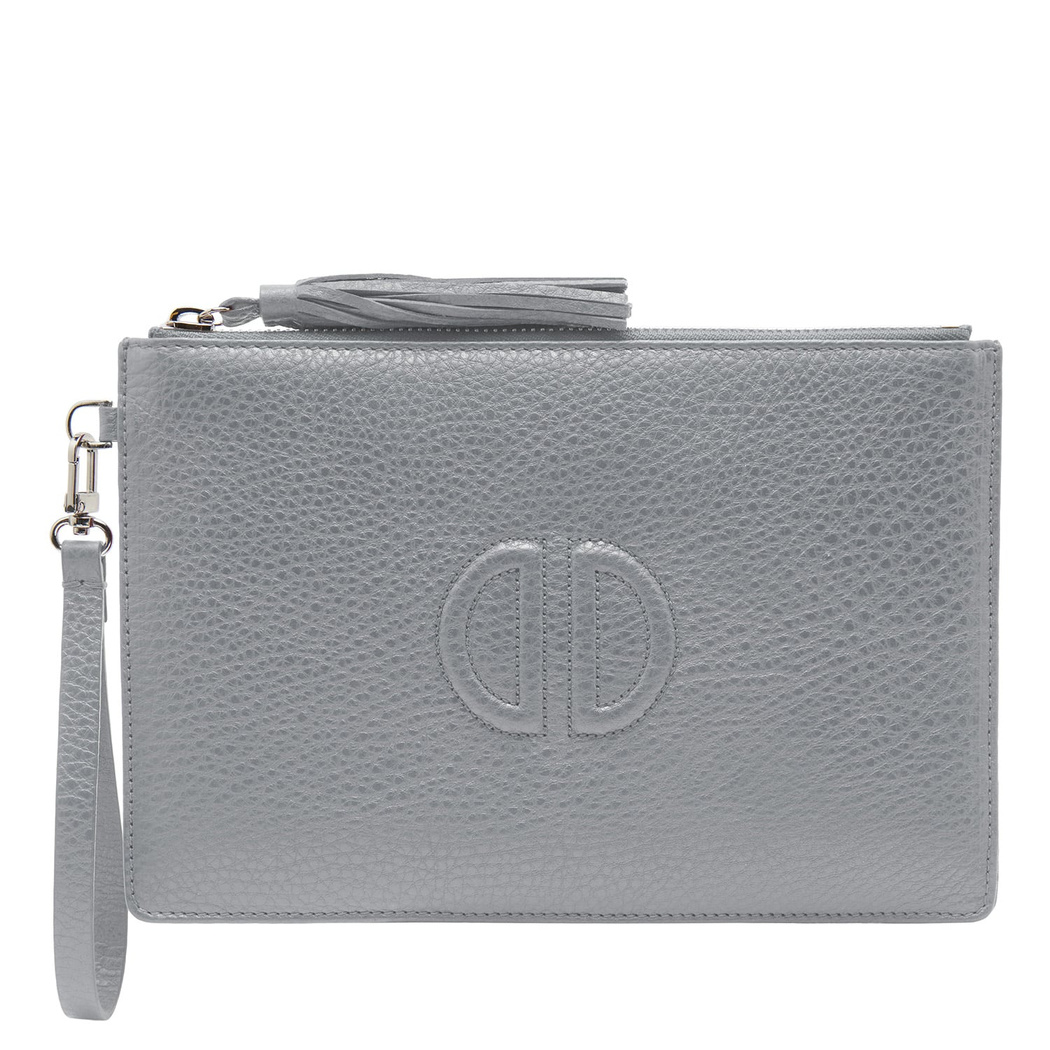 Gri Lia Kadın Deri Portföy Çanta