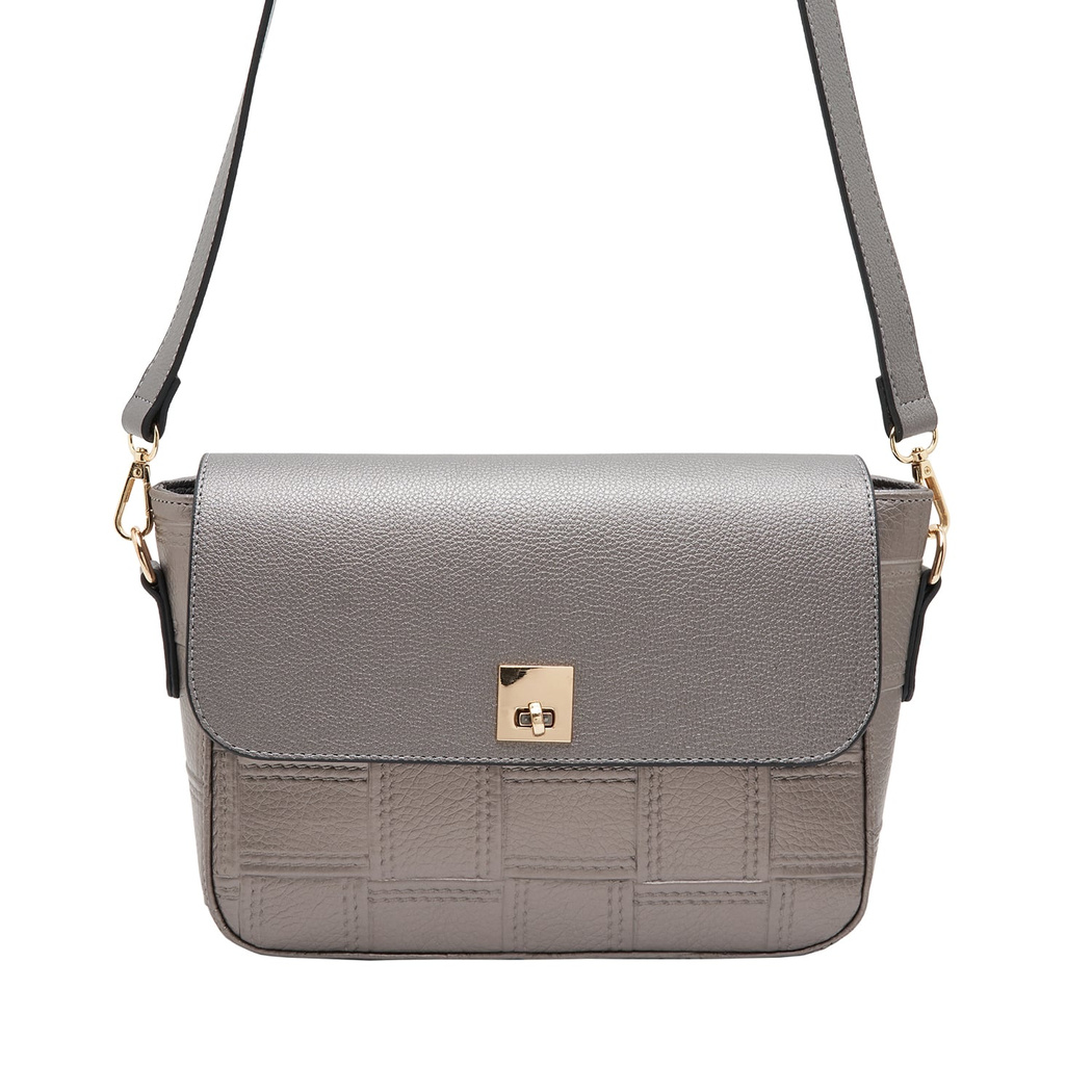 Gri Vallmo Kadın Omuz Askılı Çanta