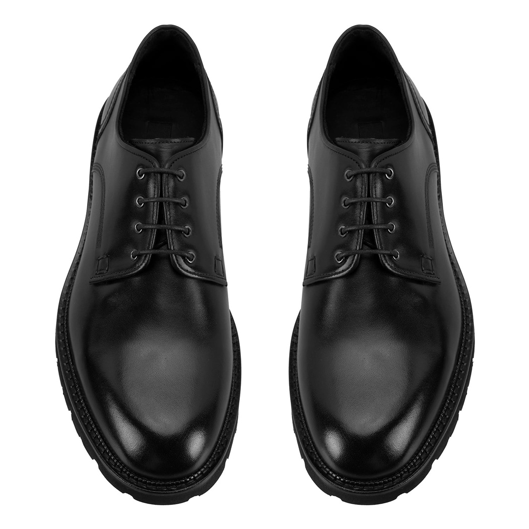 Griffin Siyah Erkek Deri Klasik Ayakkabı