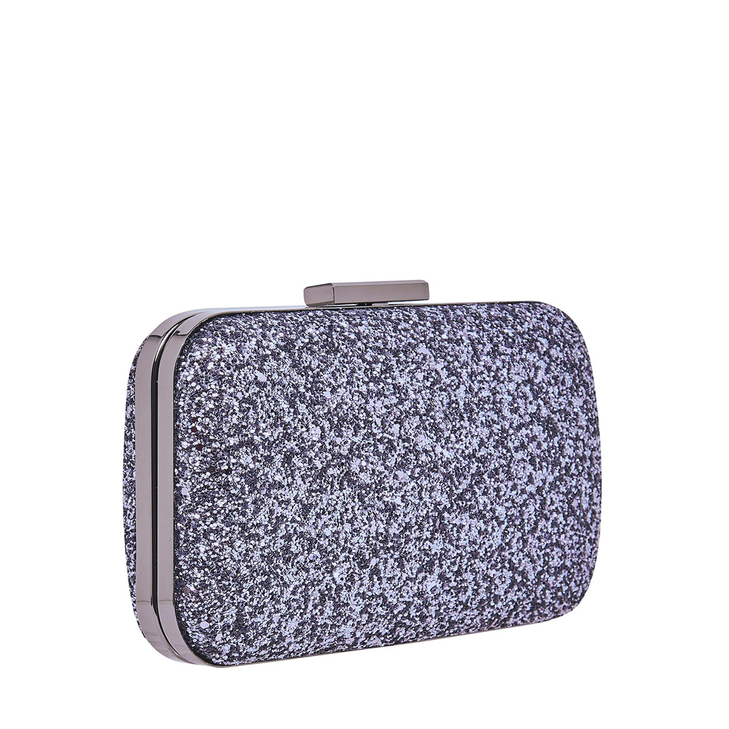 Gümüş Arbre Zincir Detaylı Kadın Gece Çantası