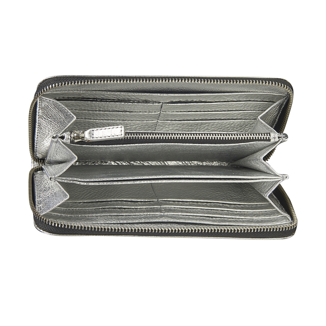 Gümüş Damian Kadın Deri Cüzdan