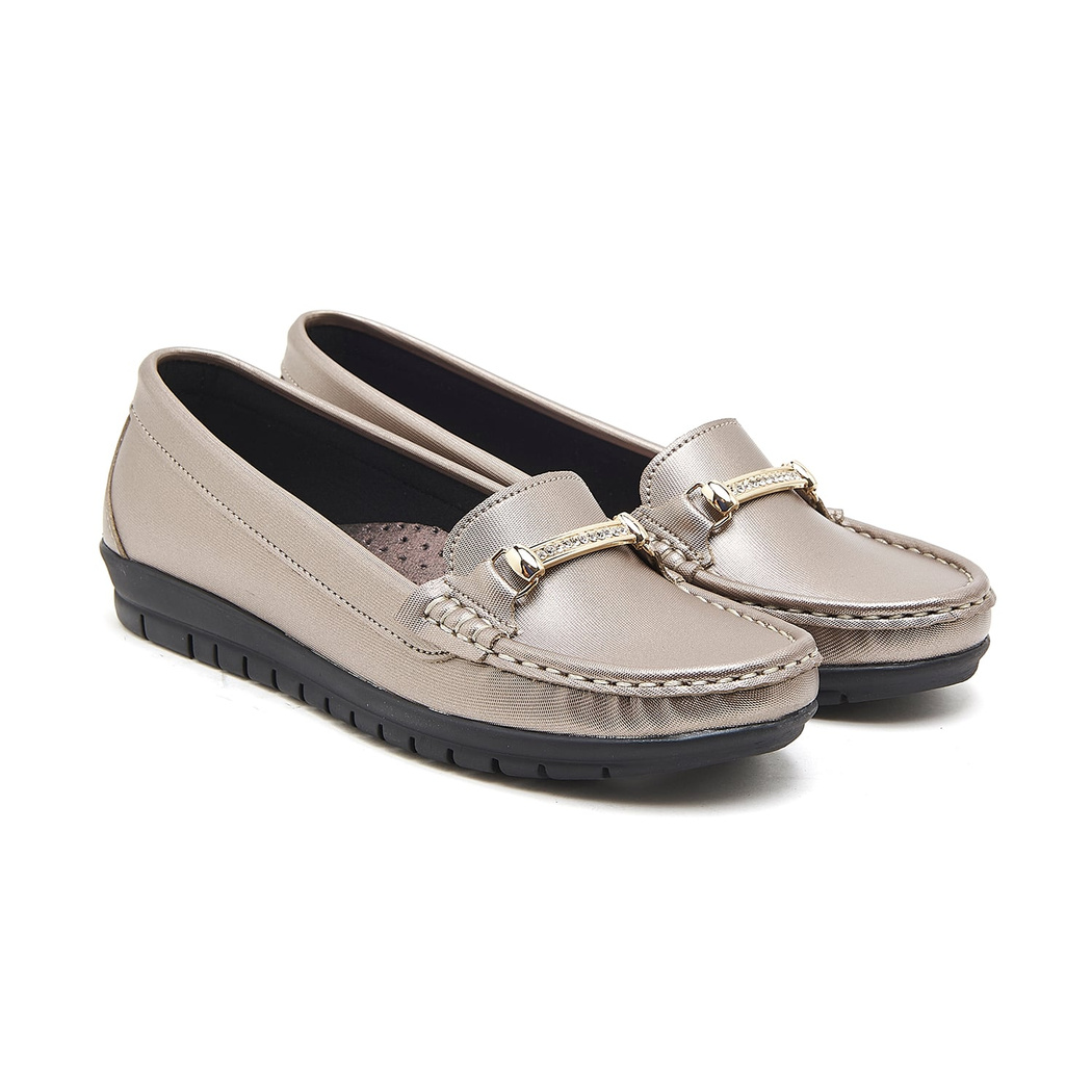 Gümüş Ema Kadın Loafer Günlük Ayakkabı