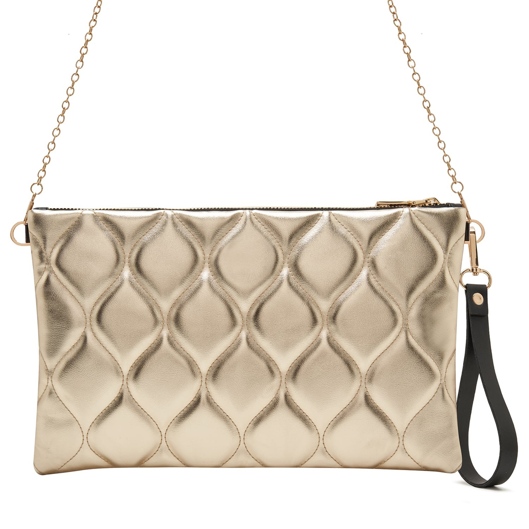 Guyana Gold Kadın Kapitone Portföy Çanta