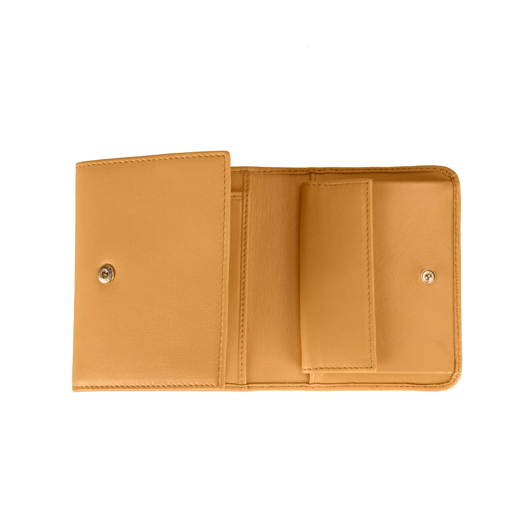 Hadlen Turuncu Kadın Deri Cüzdan