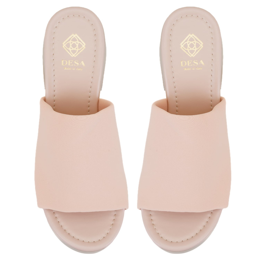 Haley Bej Kadın Platform Topuklu Terlik