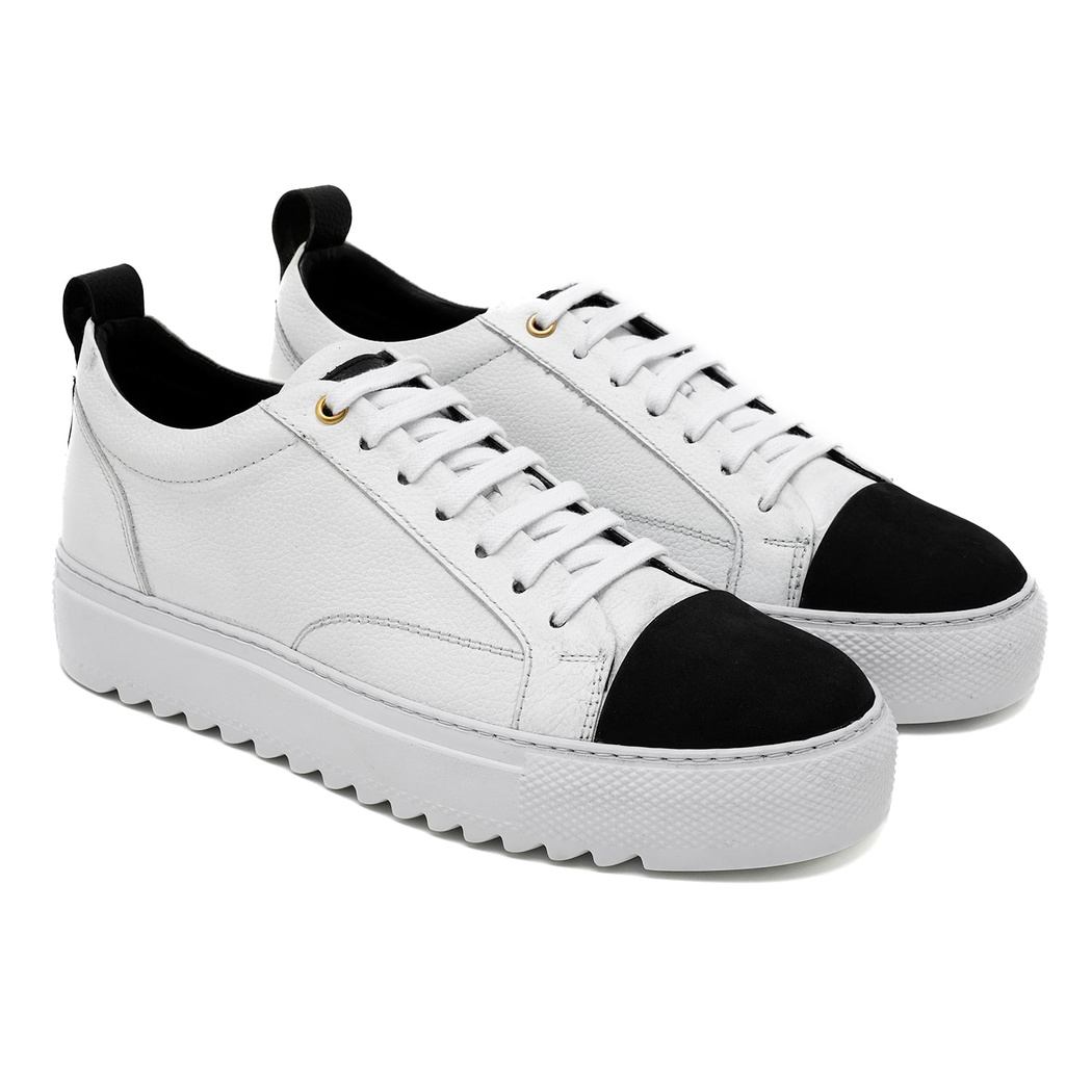 Hanry Siyah Erkek Deri Spor Ayakkabı